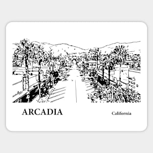 Arcadia California Sticker